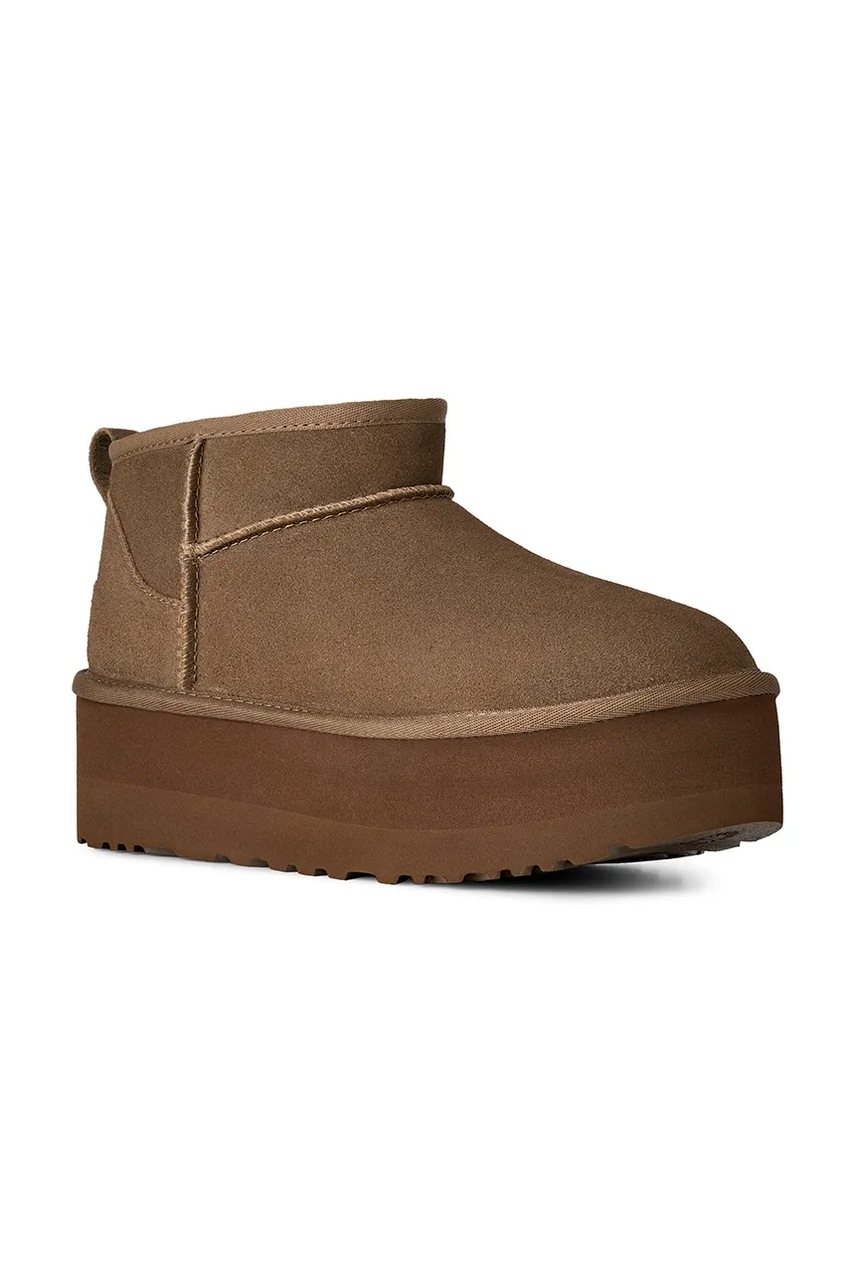 UGG W Classic Ultra Mini Platform μπότες χιονιού γυναικείες σουέτ