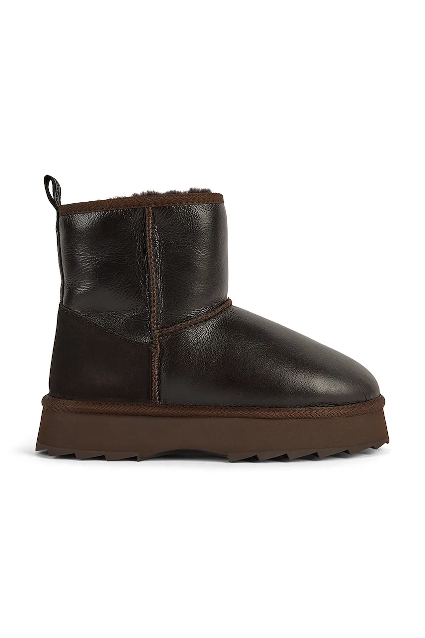 Emu Australia  Sharky Mini Town Flatform cizme de zăpadă pentru femei din piele