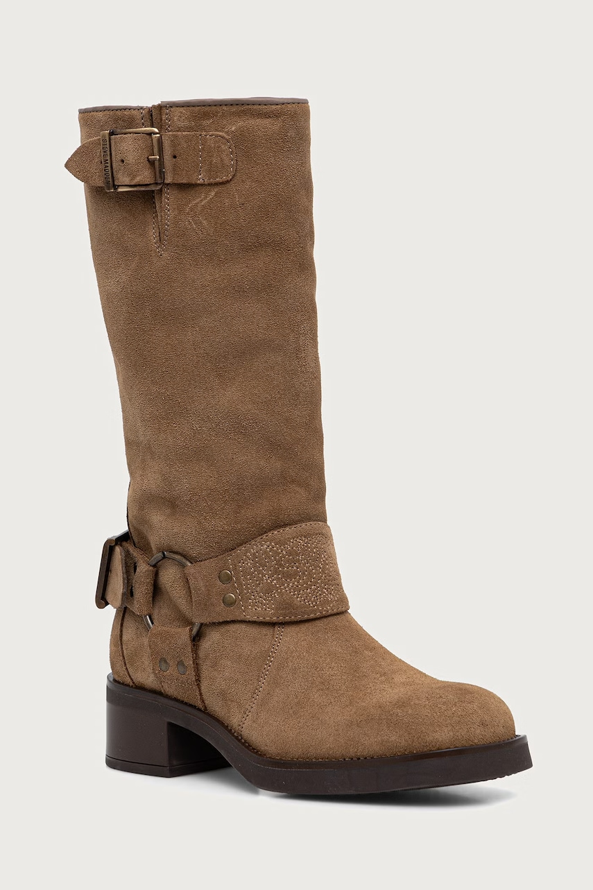 Steve Madden kozaki damskie zamszowe Bonetta