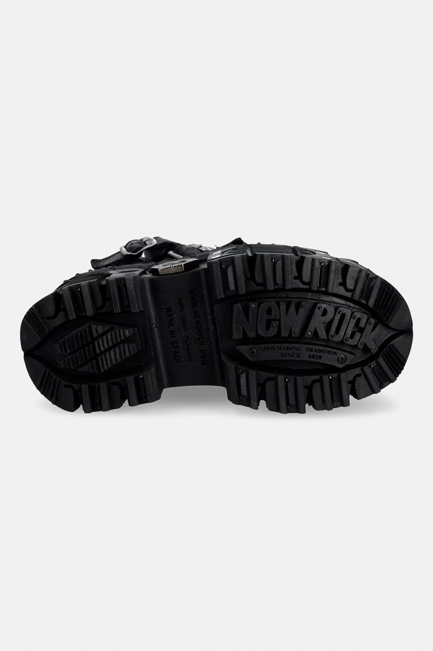 New Rock New Rock LUXOR NEGRO, BOX PLANE, TANK CASCO sneakers γυναικεία δερμάτινα - 5