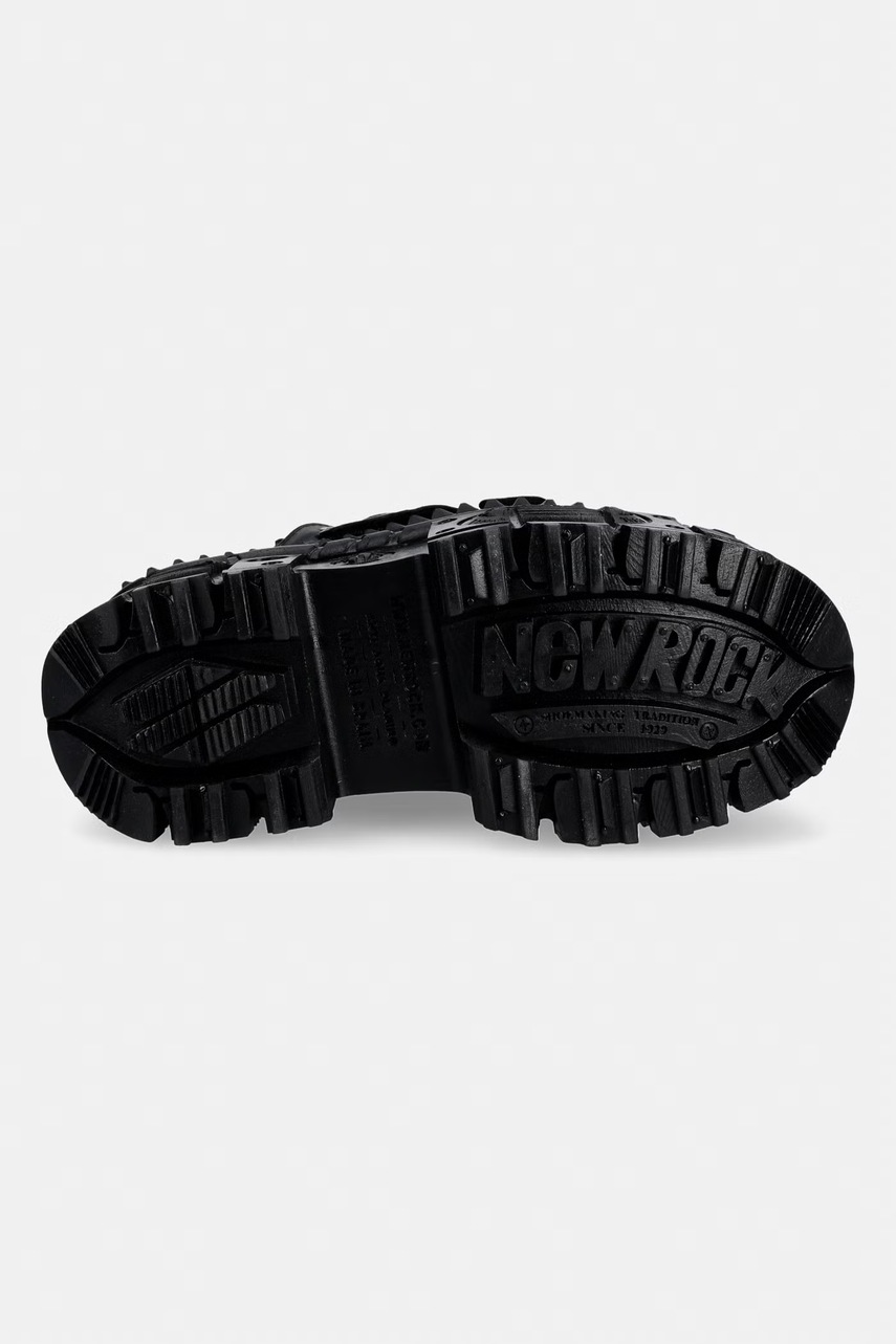 New Rock New Rock CRUST NEGRO NEGRO, TANK CASCO παπούτσια Γυναικεία δερμάτινα - 5