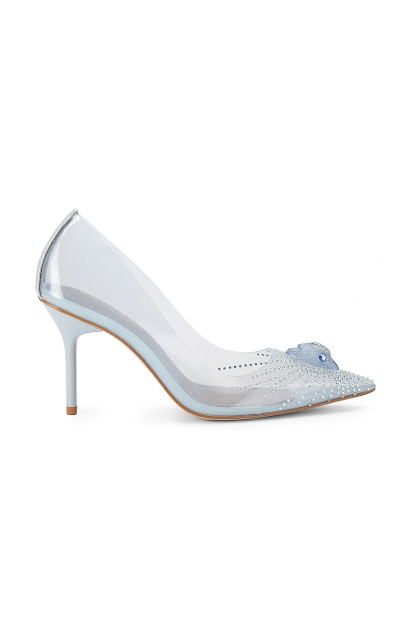 Kurt Geiger London szpilki Eagle Vinyl Court Pale Blue