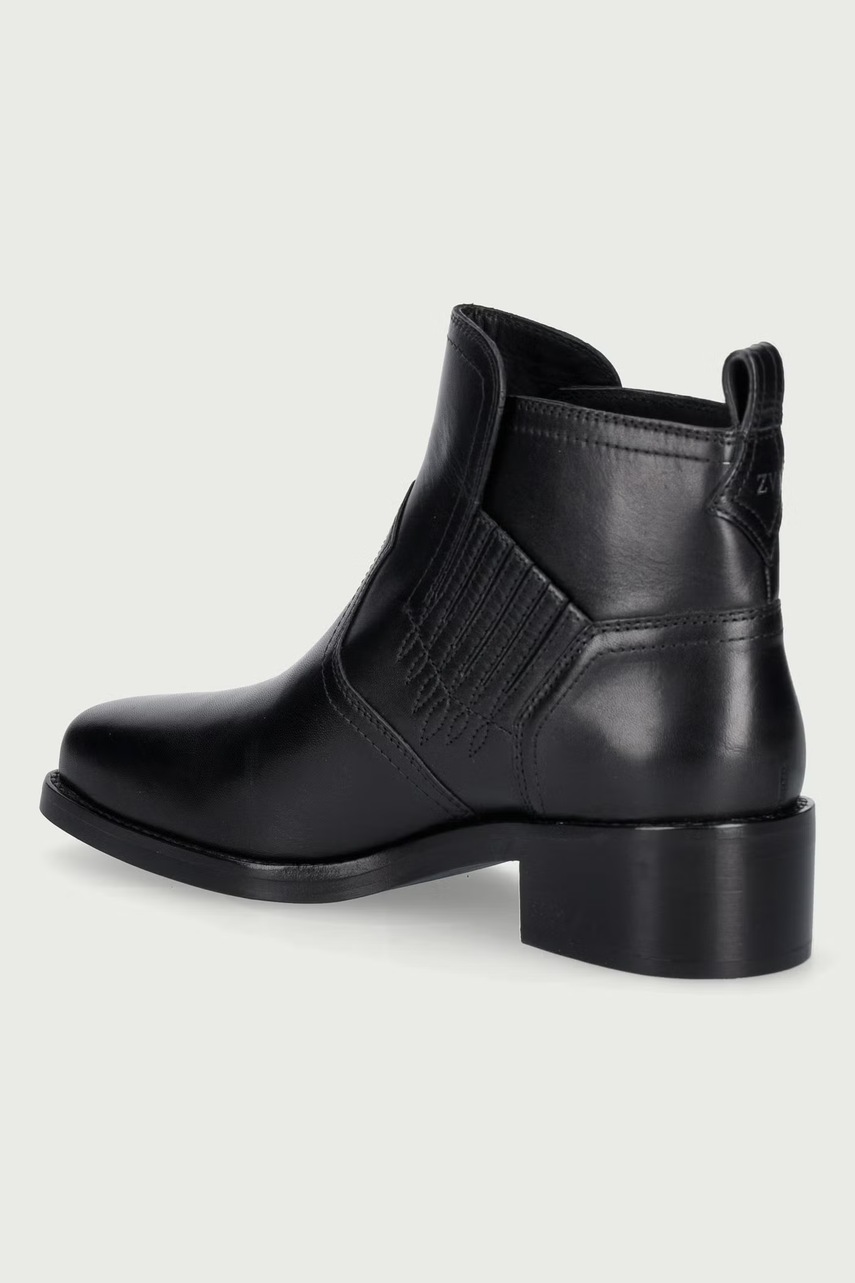 Zadig&Voltaire Zadig&Voltaire μποτάκια Γυναικεία δερμάτινα Igata Smooth Cow Skin - 3