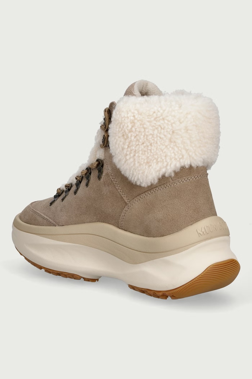 Moon Boot Moon Boot MB MOON247 CITY SHEARLING MID μπότες χιονιού Γυναικείες σουέτ - 3