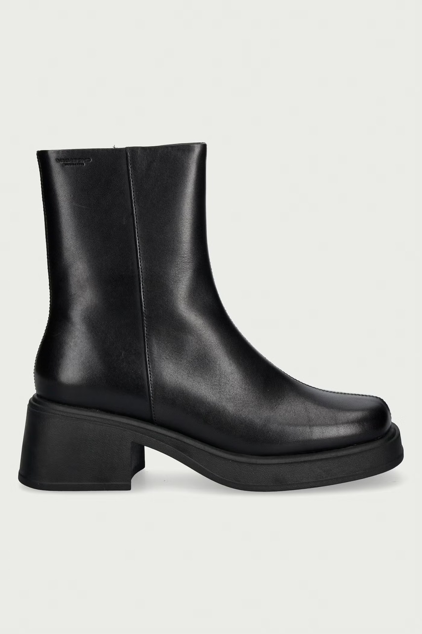 Vagabond Shoemakers μποτάκια block heel γυναικεία δερμάτινα DORAH