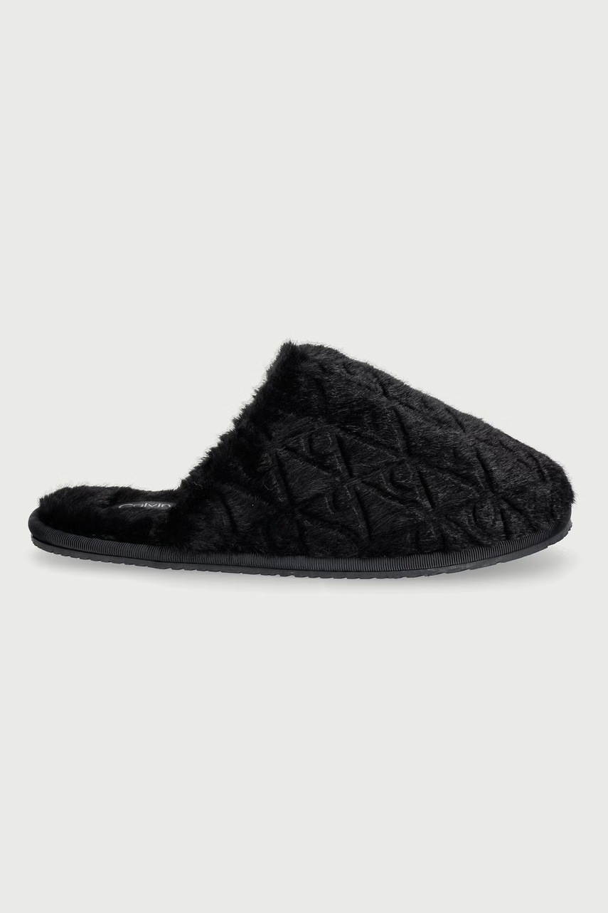 Calvin Klein  пантофи дамски HOME SLIPPER FUR AOP