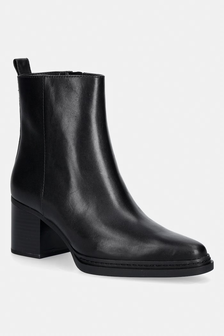 MICHAEL Michael Kors botki na słupku damskie skórzane Lex Bootie