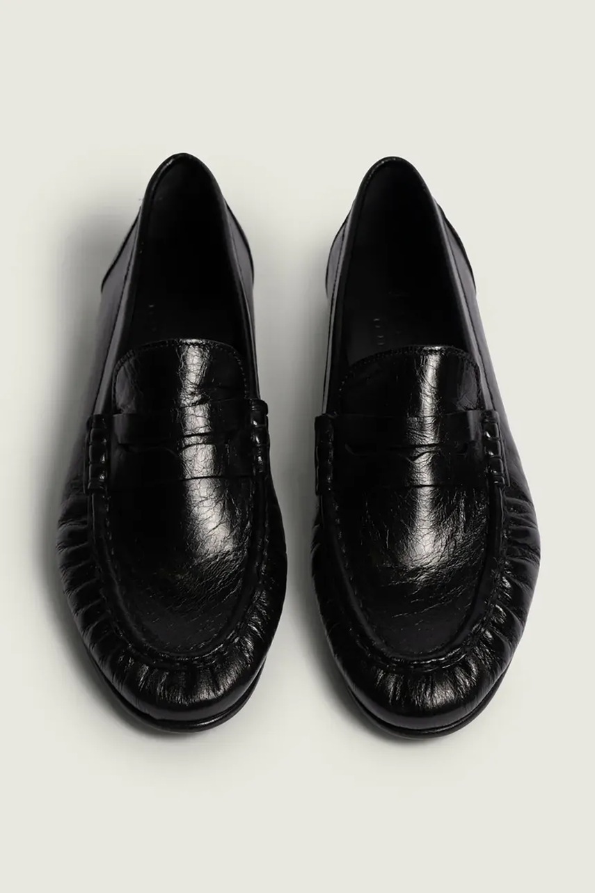 Posa Posa μοκασίνια γυναικεία δερμάτινα Penny Loafer - 4