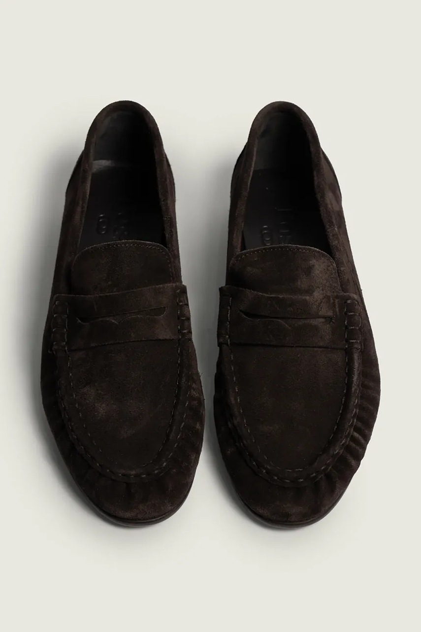 Posa Posa μοκασίνια Γυναικεία σουέτ Penny Loafer - 4