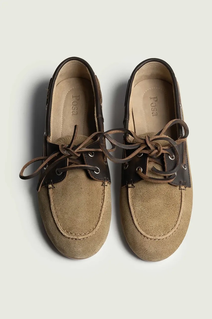 Posa Posa loafers γυναικεία σουέτ Boat Loafer - 4