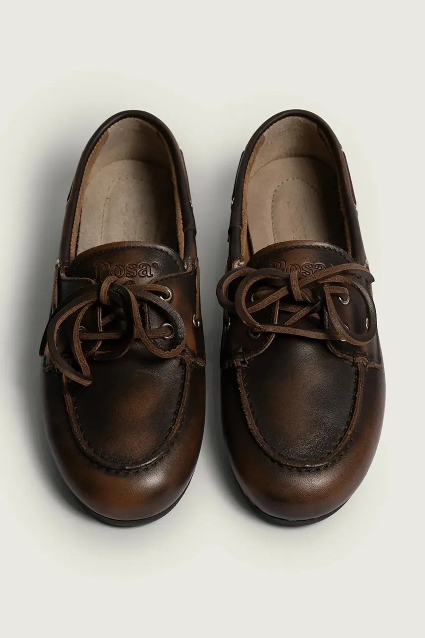 Posa Posa μοκασίνια Γυναικεία σουέτ Boat Loafer - 4