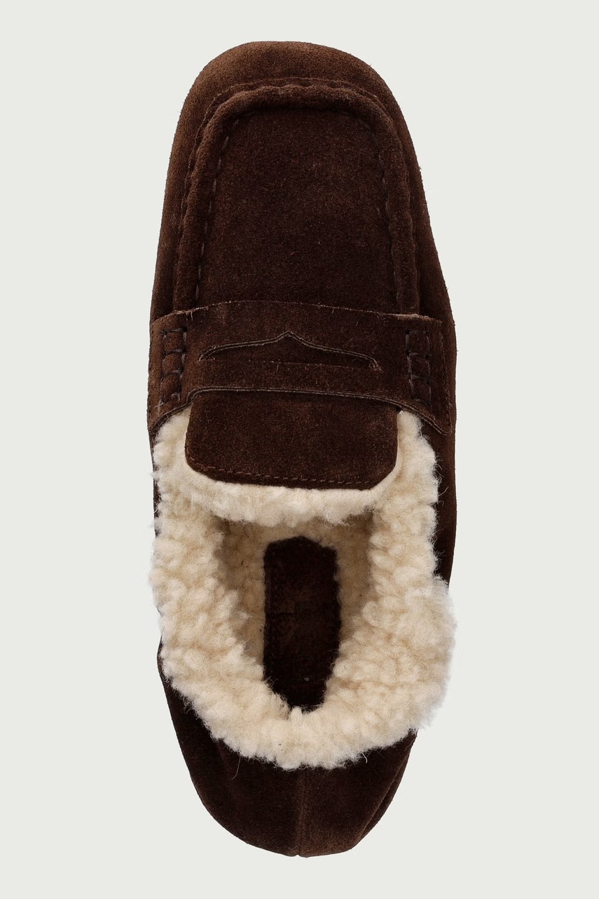 Posa Posa loafers γυναικεία σουέτ Penny Loafer - 4