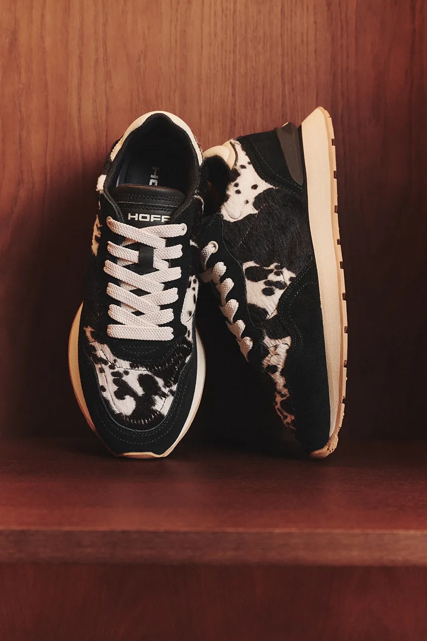 Hoff Hoff CITY PRINT BLACK sneakers γυναικεία σουέτ - 7