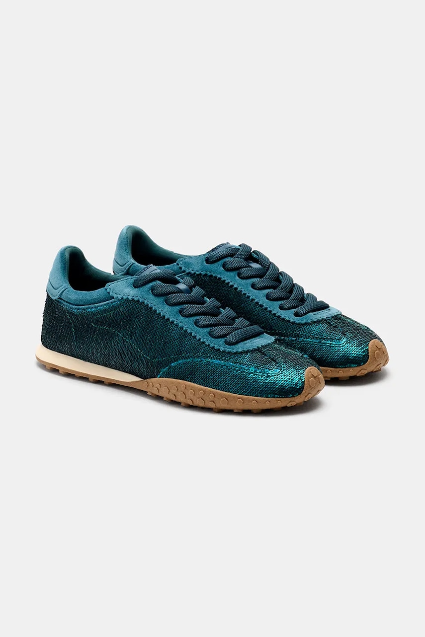 Hoff Hoff BRIDGE SEQUINS TEAL sneakers γυναικεία σουέτ - 2