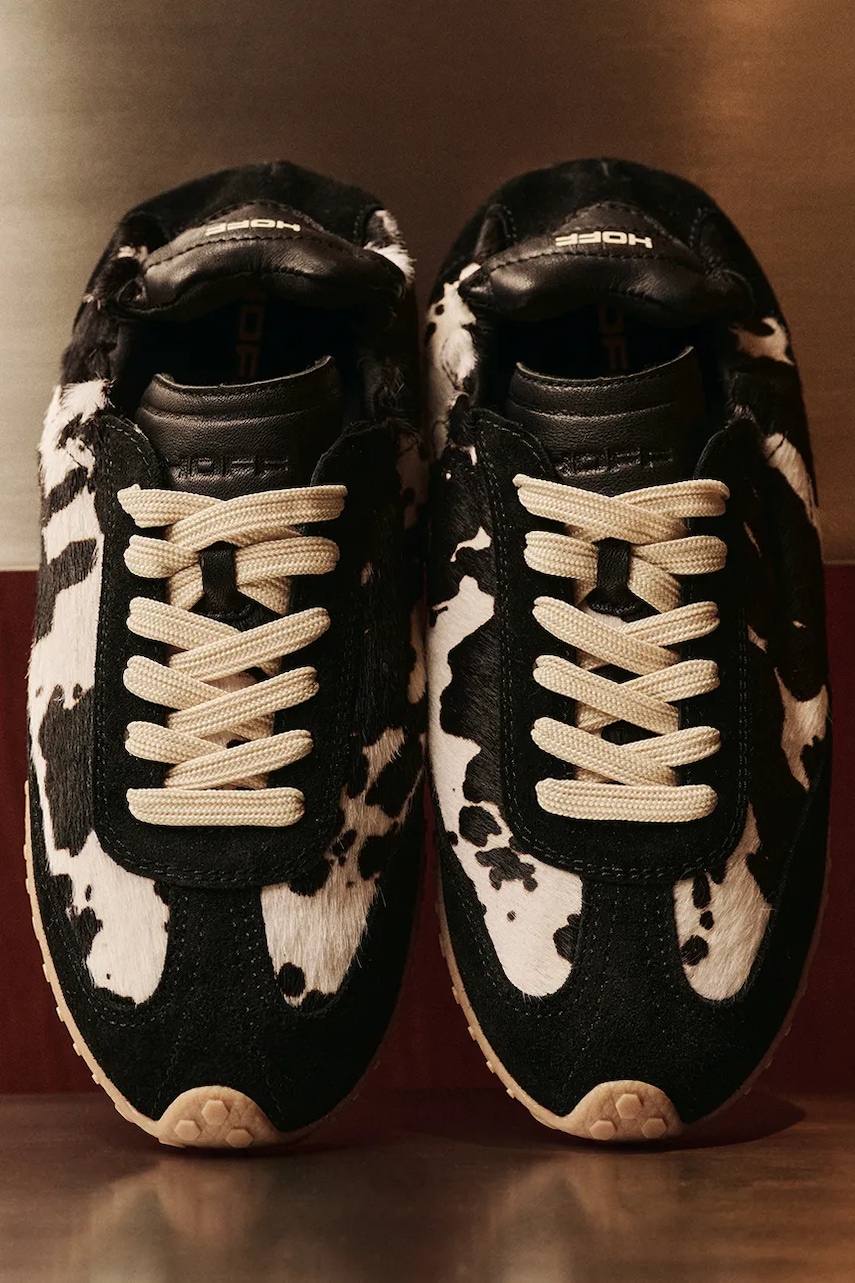 Hoff Hoff BRIDGE COW PRINT BLACK sneakers γυναικεία δερμάτινα - 7