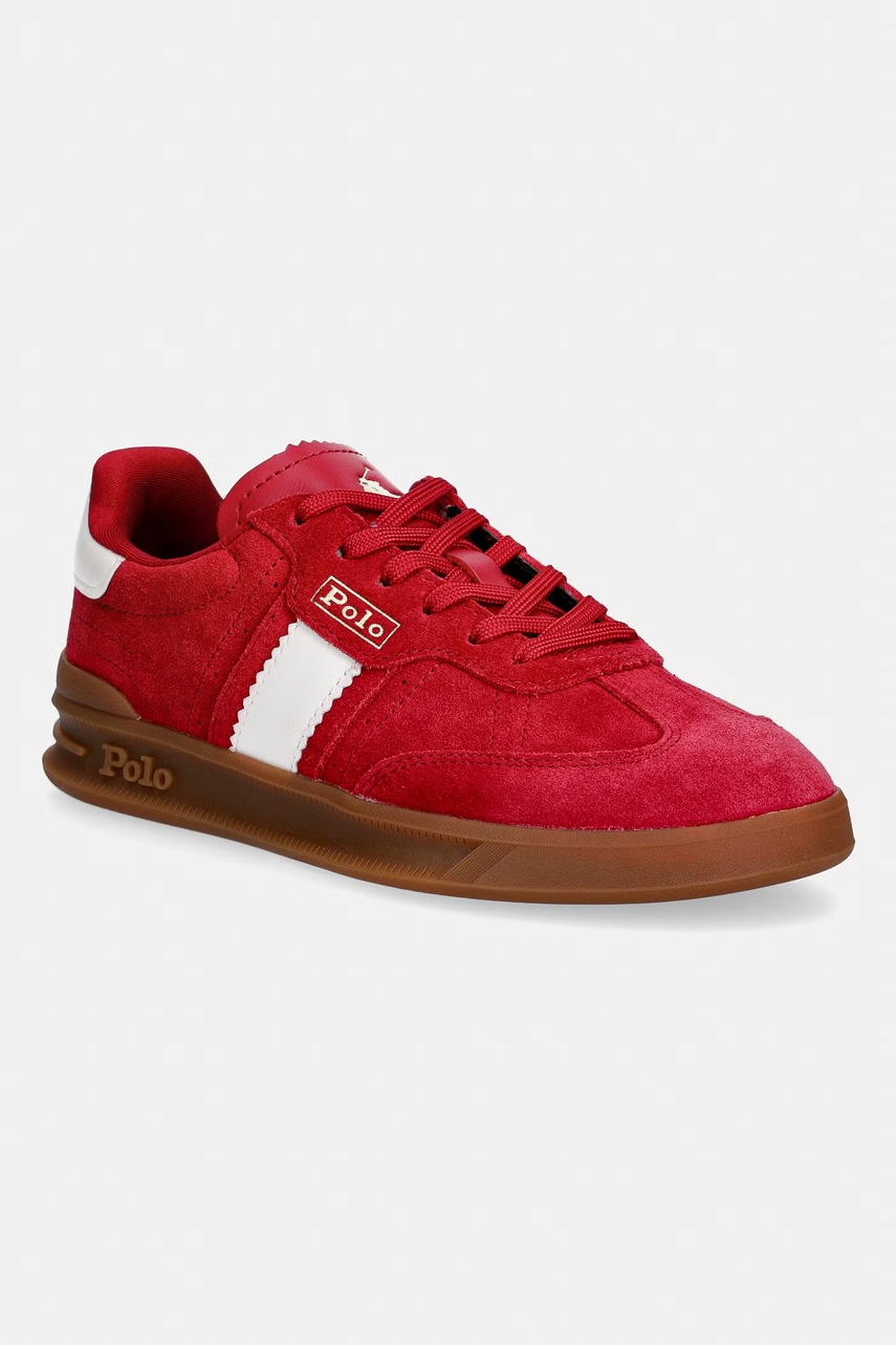 Polo Ralph Lauren Htr Aera sneakers pentru femei din piele întoarsă