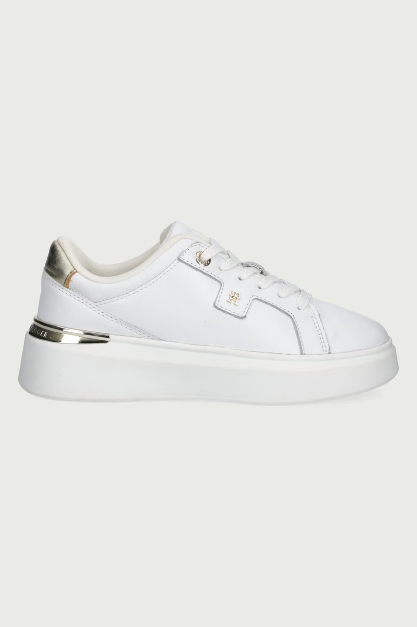 Tommy Hilfiger sneakers γυναικεία δερμάτινα TH PLATFORM CHIC SNEAKER