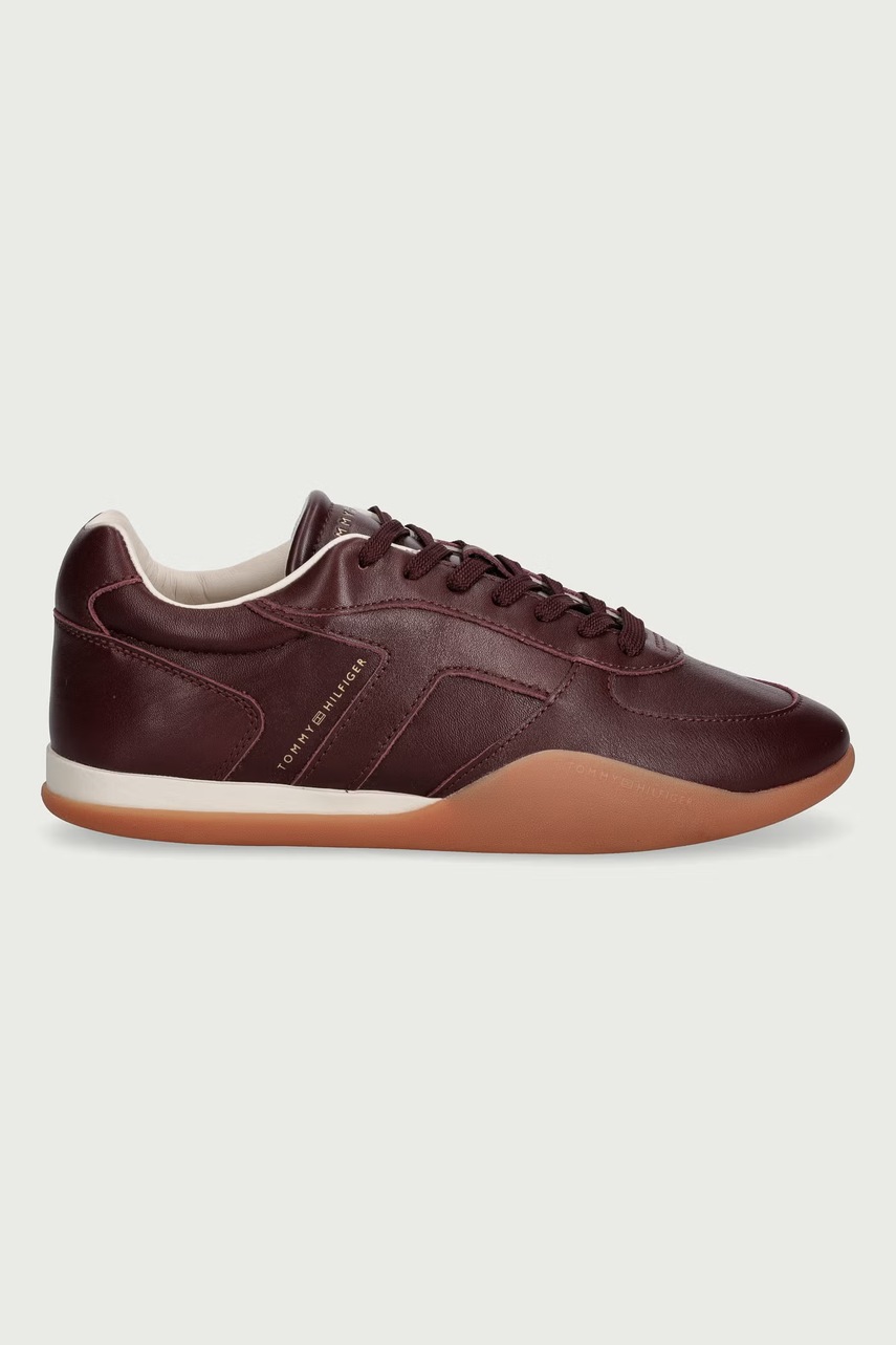 Tommy Hilfiger TH VINTAGE LOW RUNNER LEATHER sneakers γυναικεία δερμάτινα