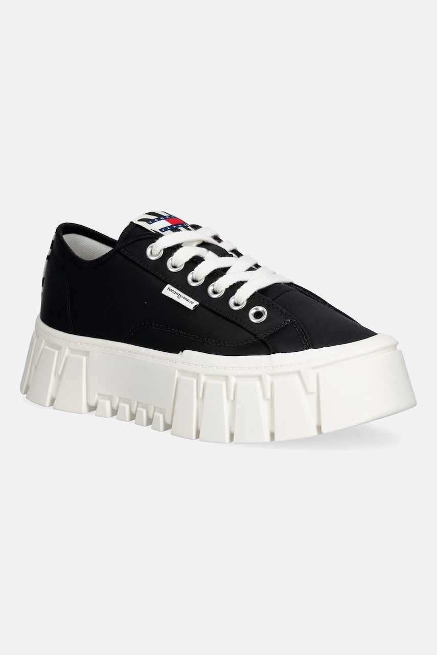 Tommy Jeans TJ PLATFORM SNEAKER ZEBRA sneakers γυναικεία