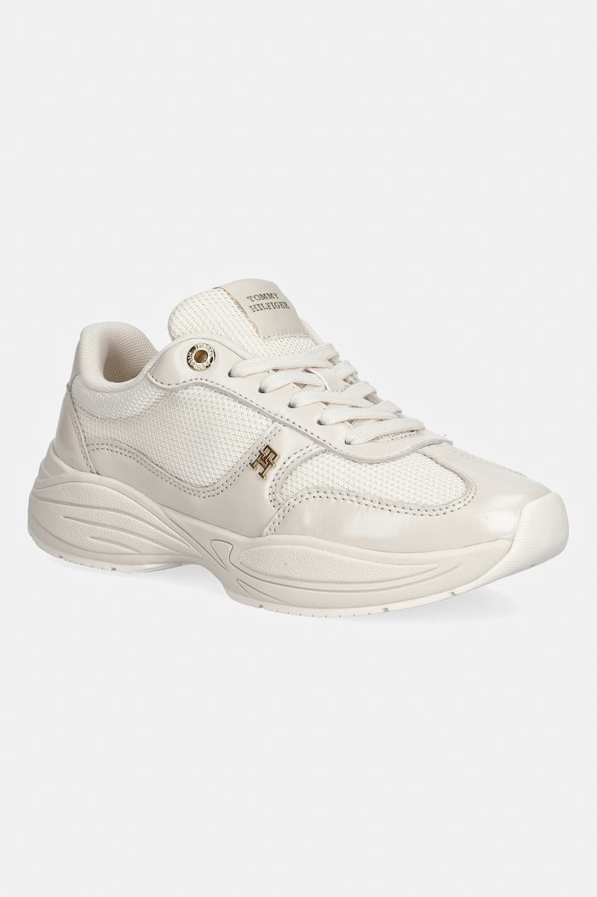 Tommy Hilfiger MODERN RUNNER SHINY LEATHER sneakersy damskie