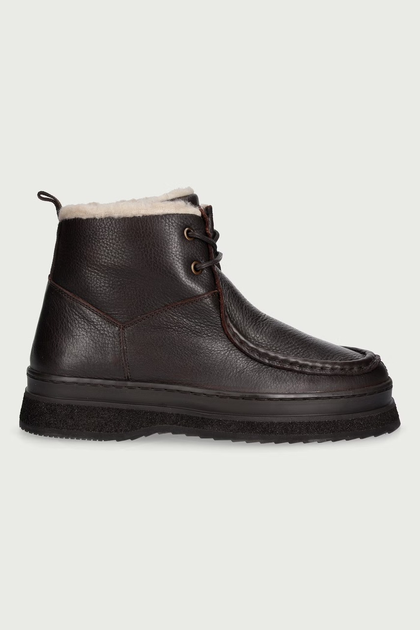 Gant  боти с платформа дамски от кожа Sistown