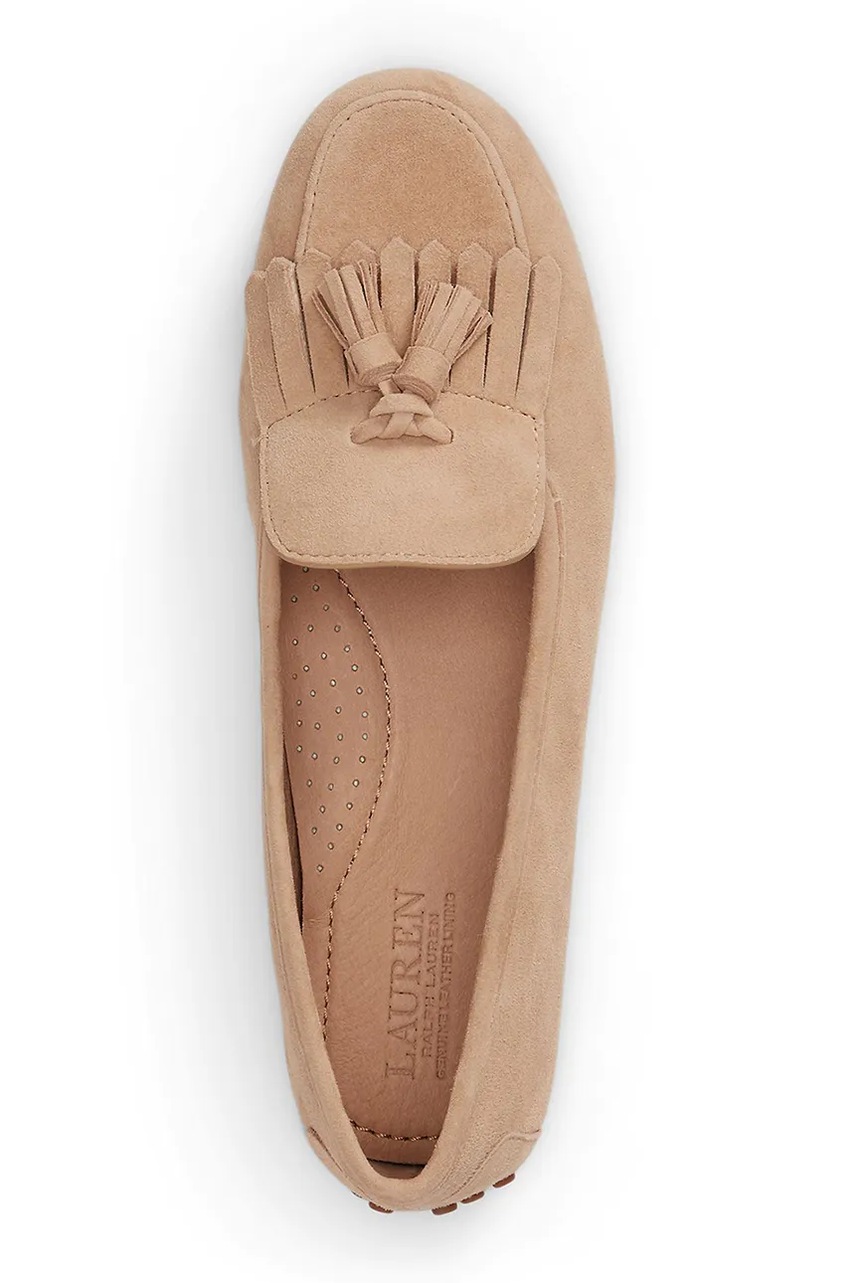 Lauren Ralph Lauren Lauren Ralph Lauren μοκασίνια Γυναικεία σουέτ Tayte Klt - 3