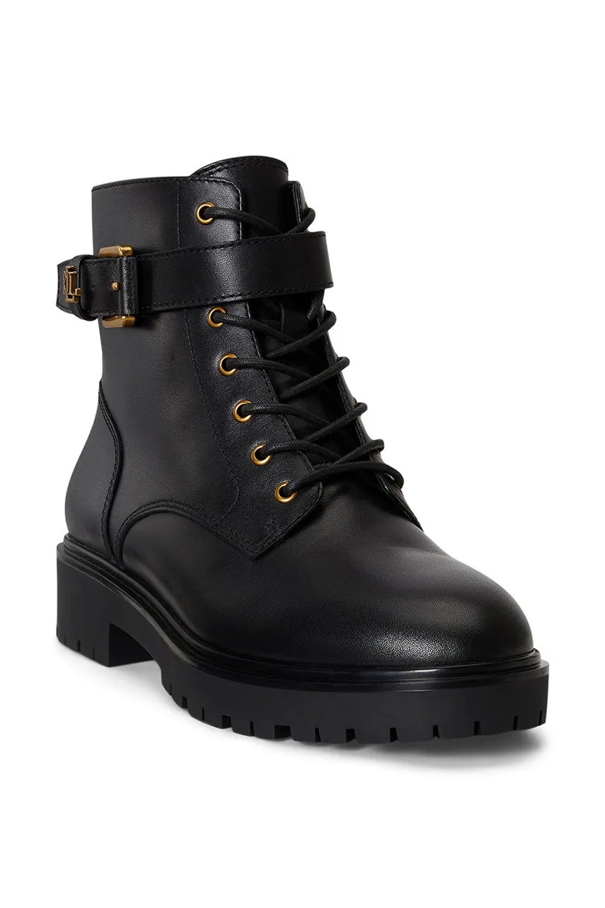 Lauren Ralph Lauren Lauren Ralph Lauren μπότες τσέλσι γυναικείες δερμάτινες Allyson Logo - 2