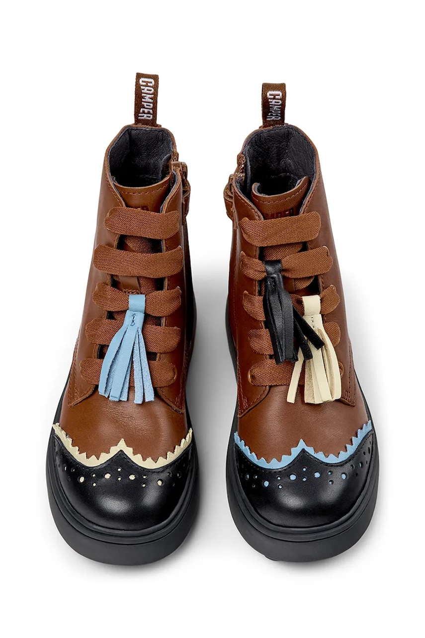 Camper bocanci pentru copii din piele Norte TWS Kids