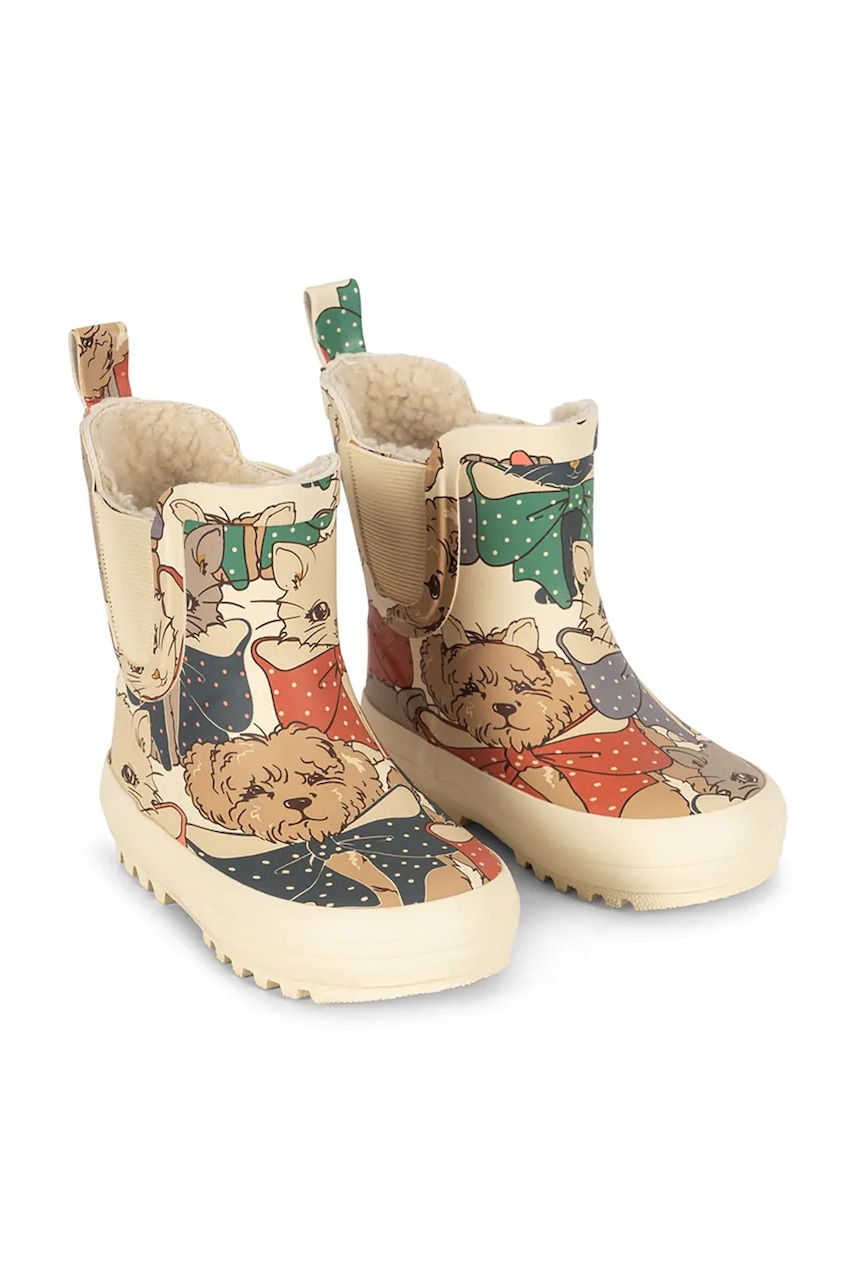 Konges Sløjd  cizme Wellington pentru copii ROI PRINTED RAIN BOOT