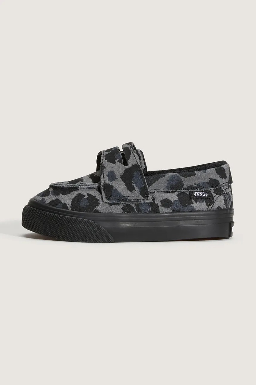 Vans loafers slip-on pentru copii din piele întoarsă Loafer 53 LEOPARD