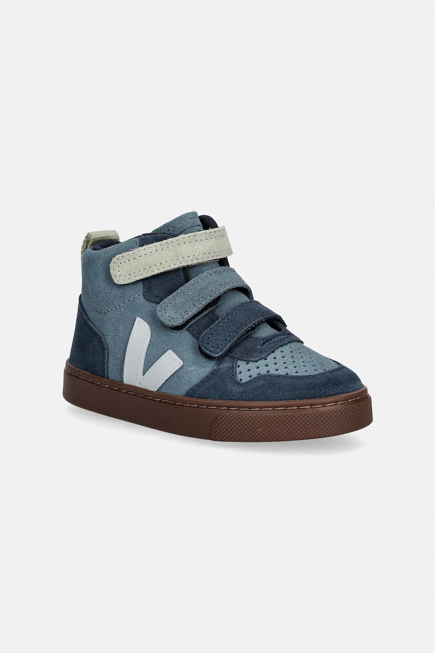 Veja Small V-10 Mid sneakers detské semišové