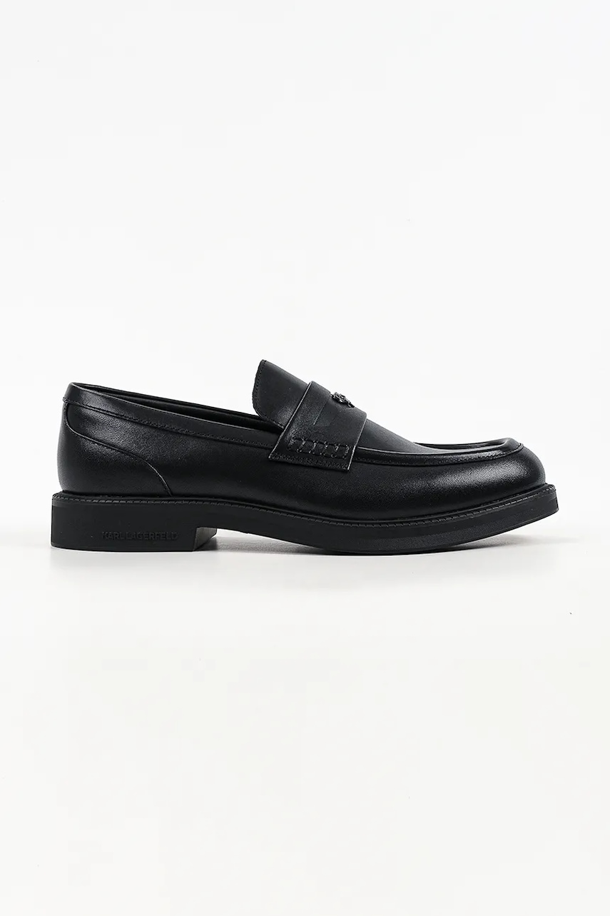 Karl Lagerfeld loafers slip-on pentru bărbați din piele Kai