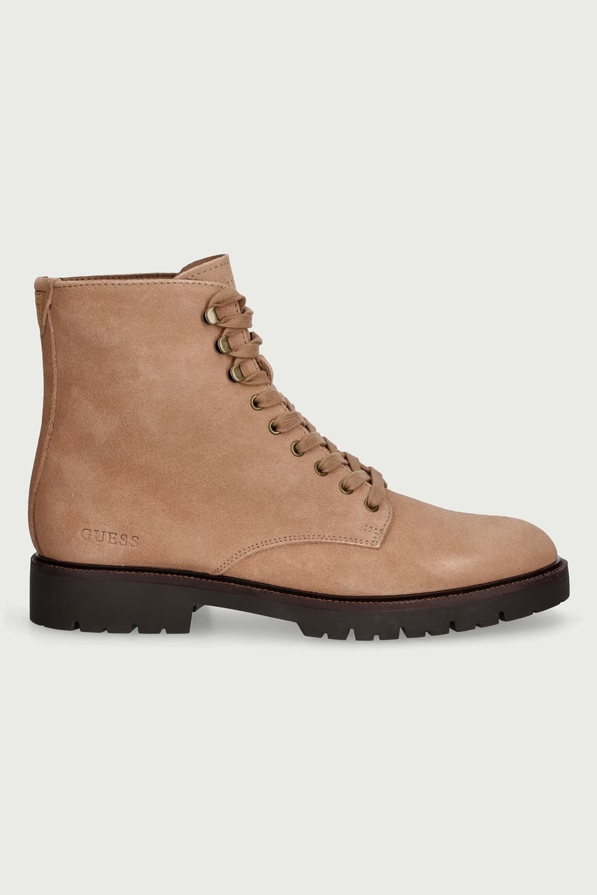 Guess  туристически обувки мъжки от велур BRAVIK