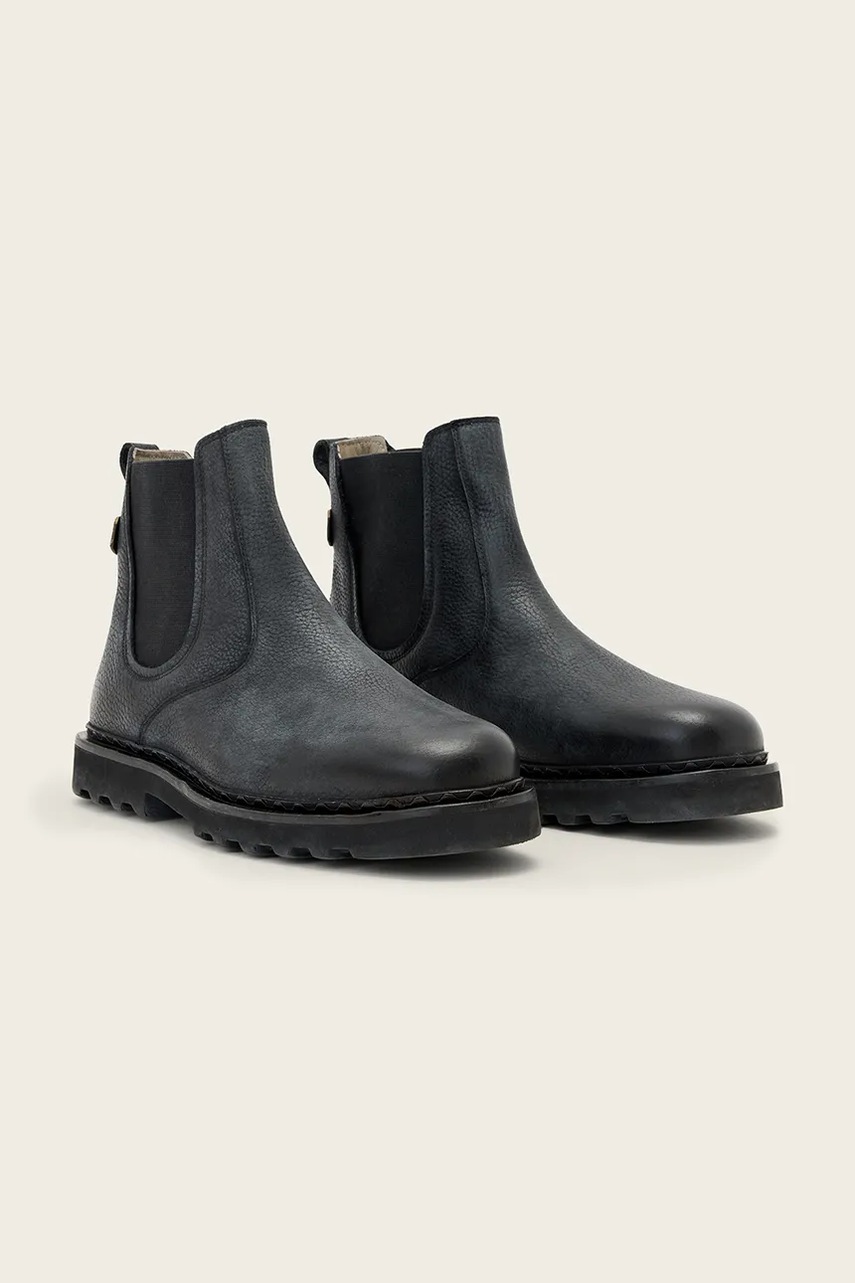 AllSaints  боти челси мъжки от кожа Skiff Chelsea Boot