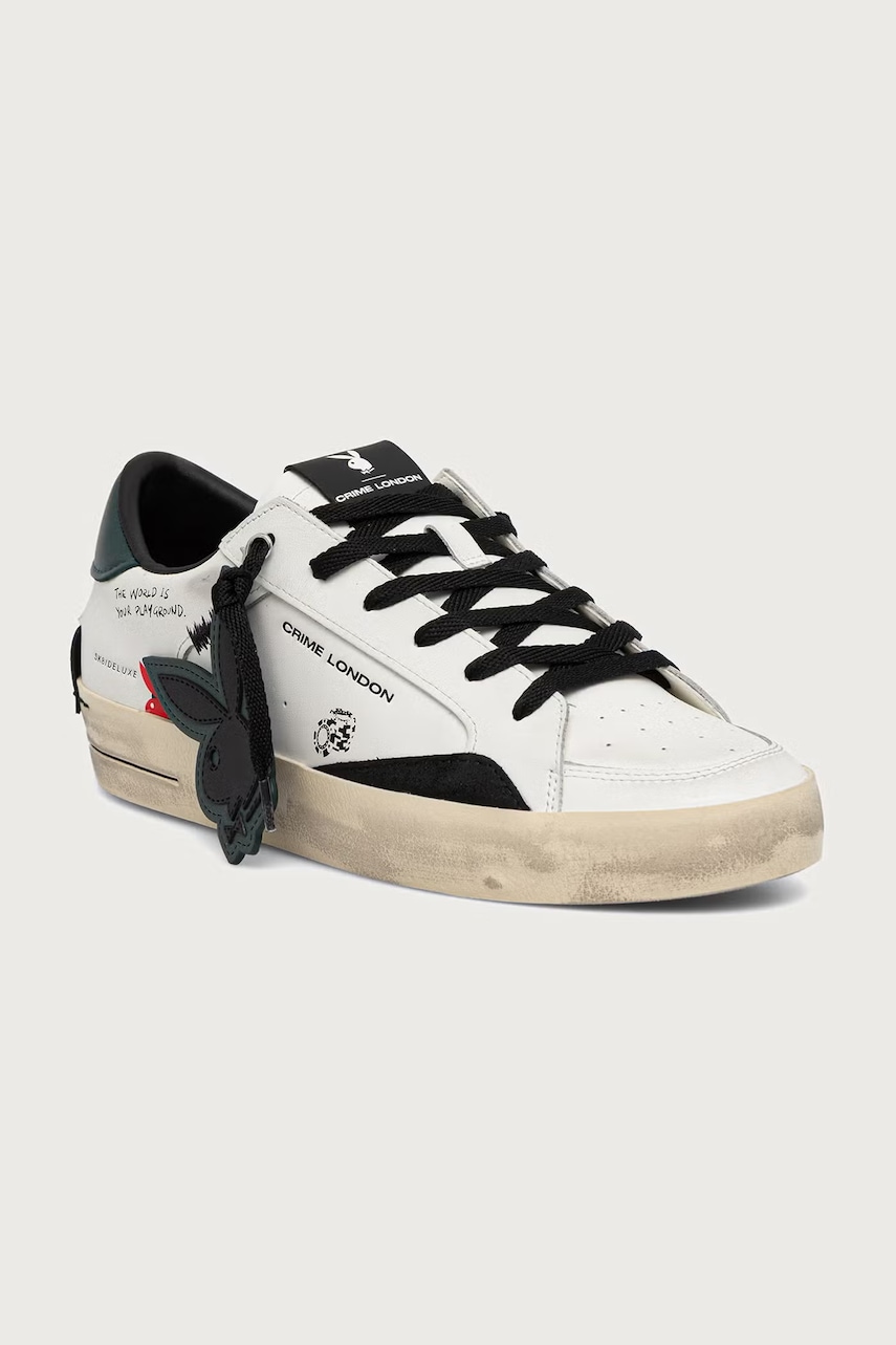 Crime London DECONSTRUCTED sneakers pánske kožené