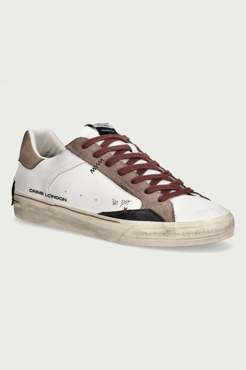 Crime London DECONSTRUCTED sneakers pánske kožené