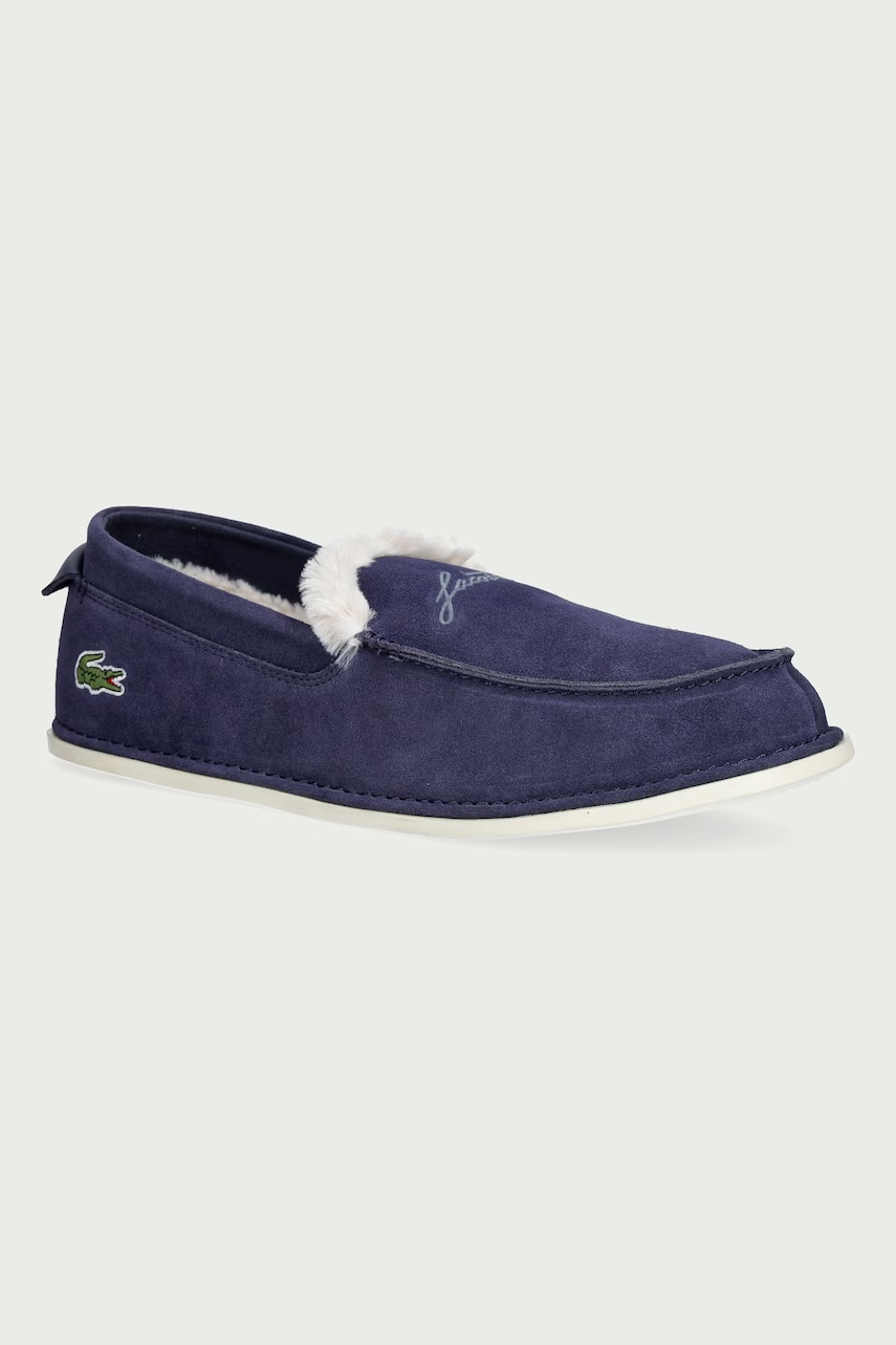 Lacoste mokasyny męskie zamszowe AUBREY SLIPPER