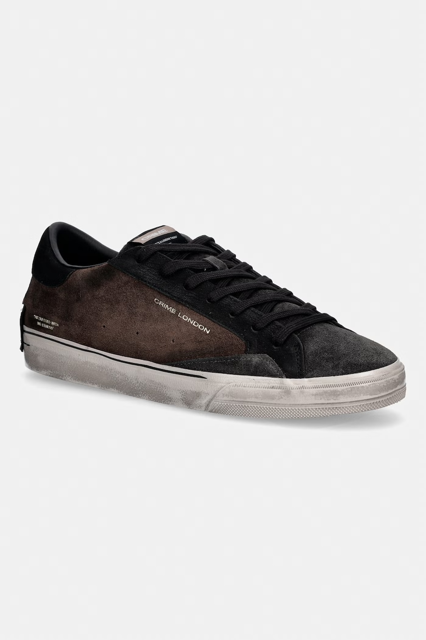 Crime London DISTRESSED 2.0 sneakersy męskie zamszowe