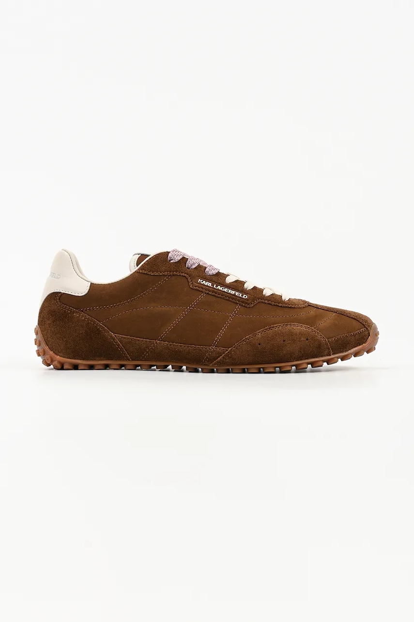 Karl Lagerfeld Astra Lo sneakersy męskie zamszowe