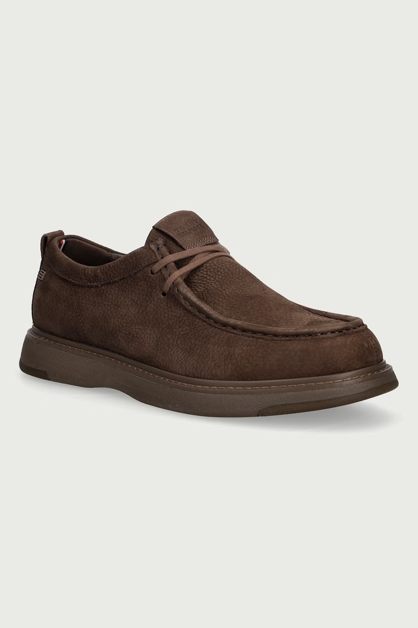 Tommy Hilfiger pantofi pentru bărbați din nubuc COMFORT NUBUCK MOC TOE SHOE