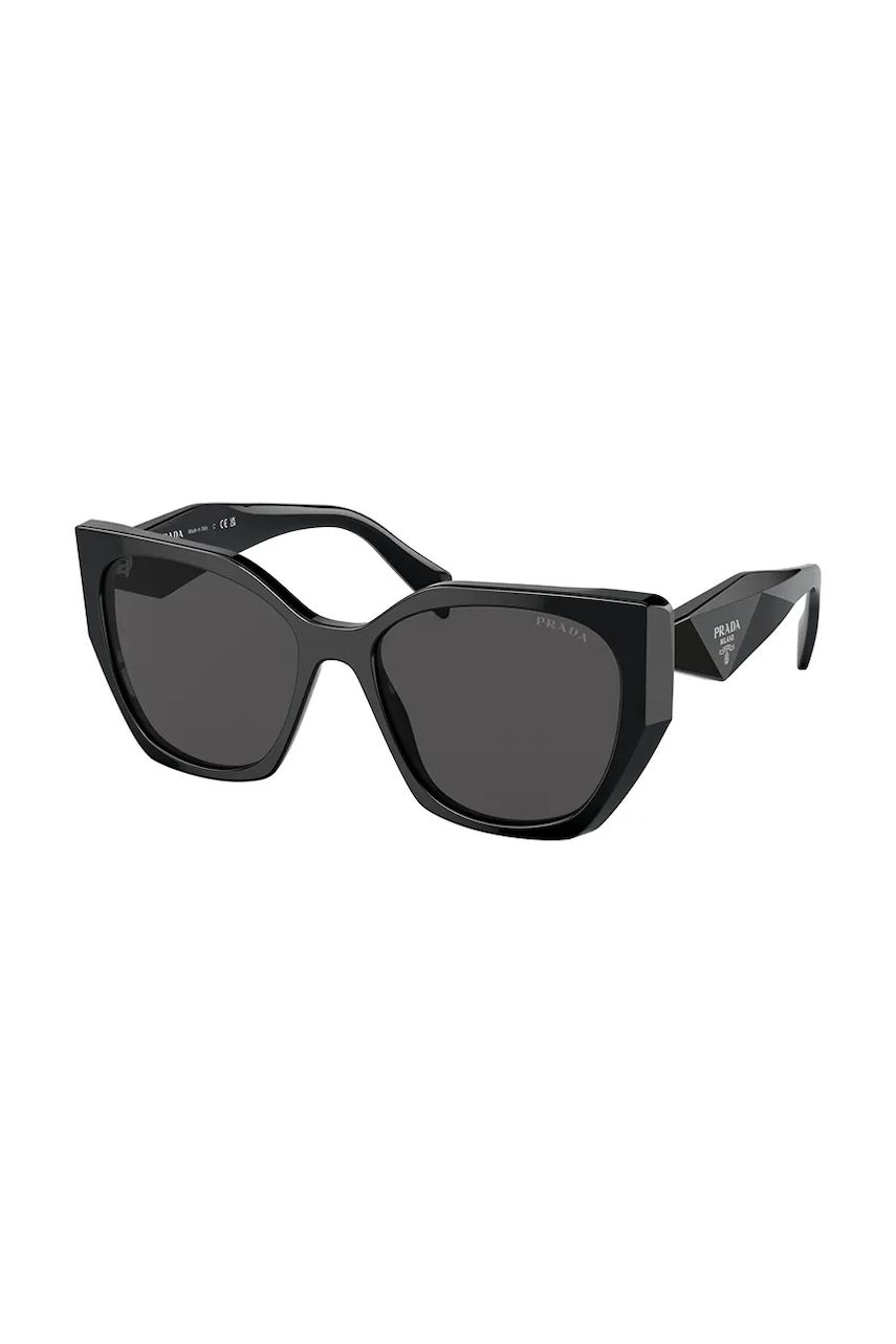 Prada okulary przeciwsłoneczne kwadratowe damskie czarne 0PR.19ZS