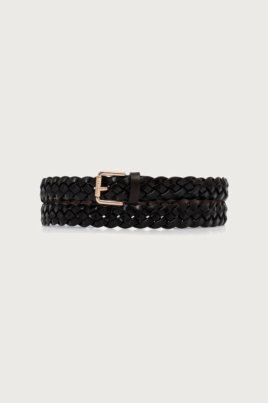 Max Mara  curea împletită din piele pentru femei