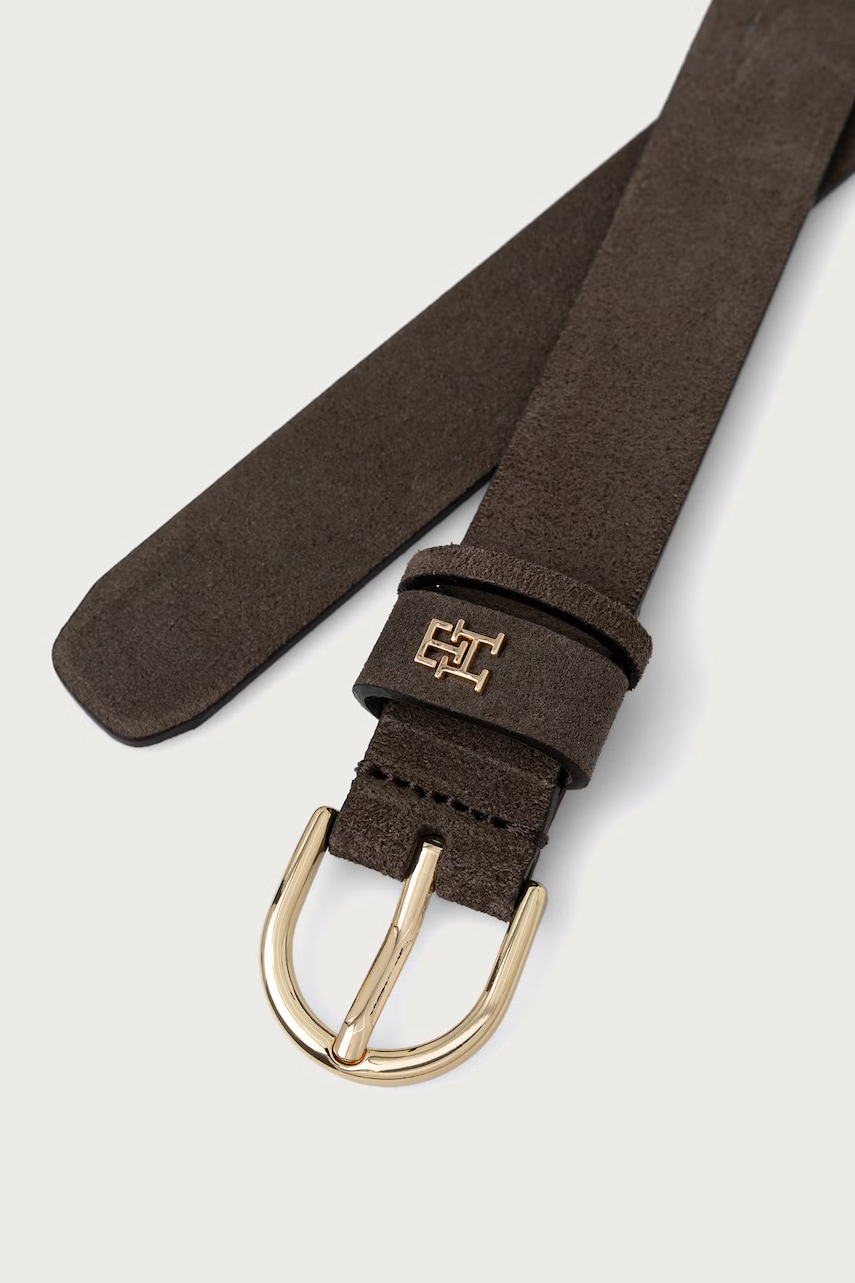 Tommy Hilfiger ζώνη γυναικεία δέρμα σουέτ