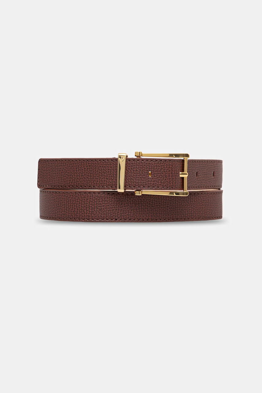 Emporio Armani pasek damski skórzany