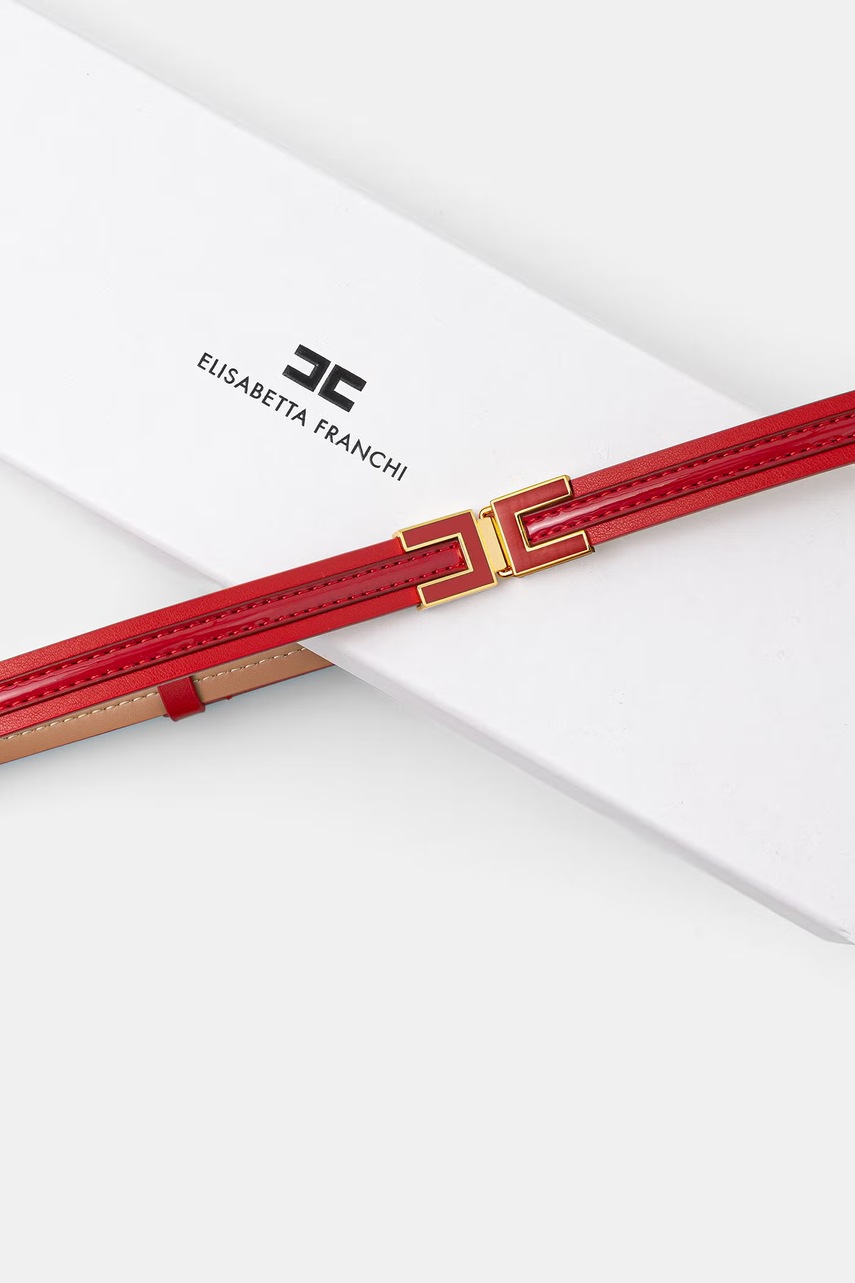 Elisabetta Franchi Elisabetta Franchi ζώνη γυναικεία από απομίμηση δέρματος - 3