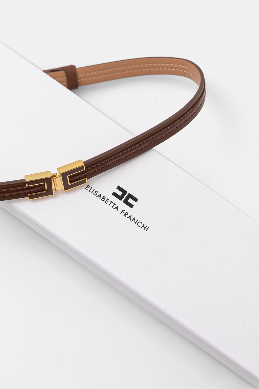 Elisabetta Franchi Elisabetta Franchi ζώνη γυναικεία από απομίμηση δέρματος - 3