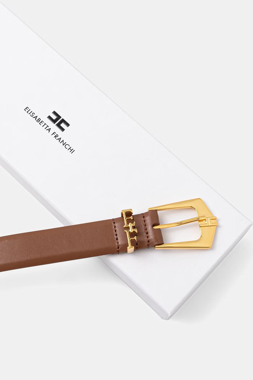 Elisabetta Franchi Elisabetta Franchi ζώνη γυναικεία δερμάτινη - 3