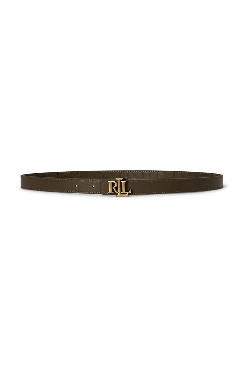 Lauren Ralph Lauren ζώνη διπλής όψης γυναικεία δερμάτινη