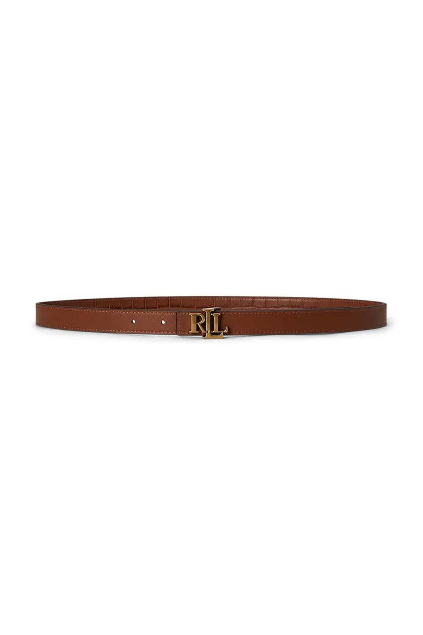 Lauren Ralph Lauren ζώνη διπλής όψης γυναικεία δερμάτινη