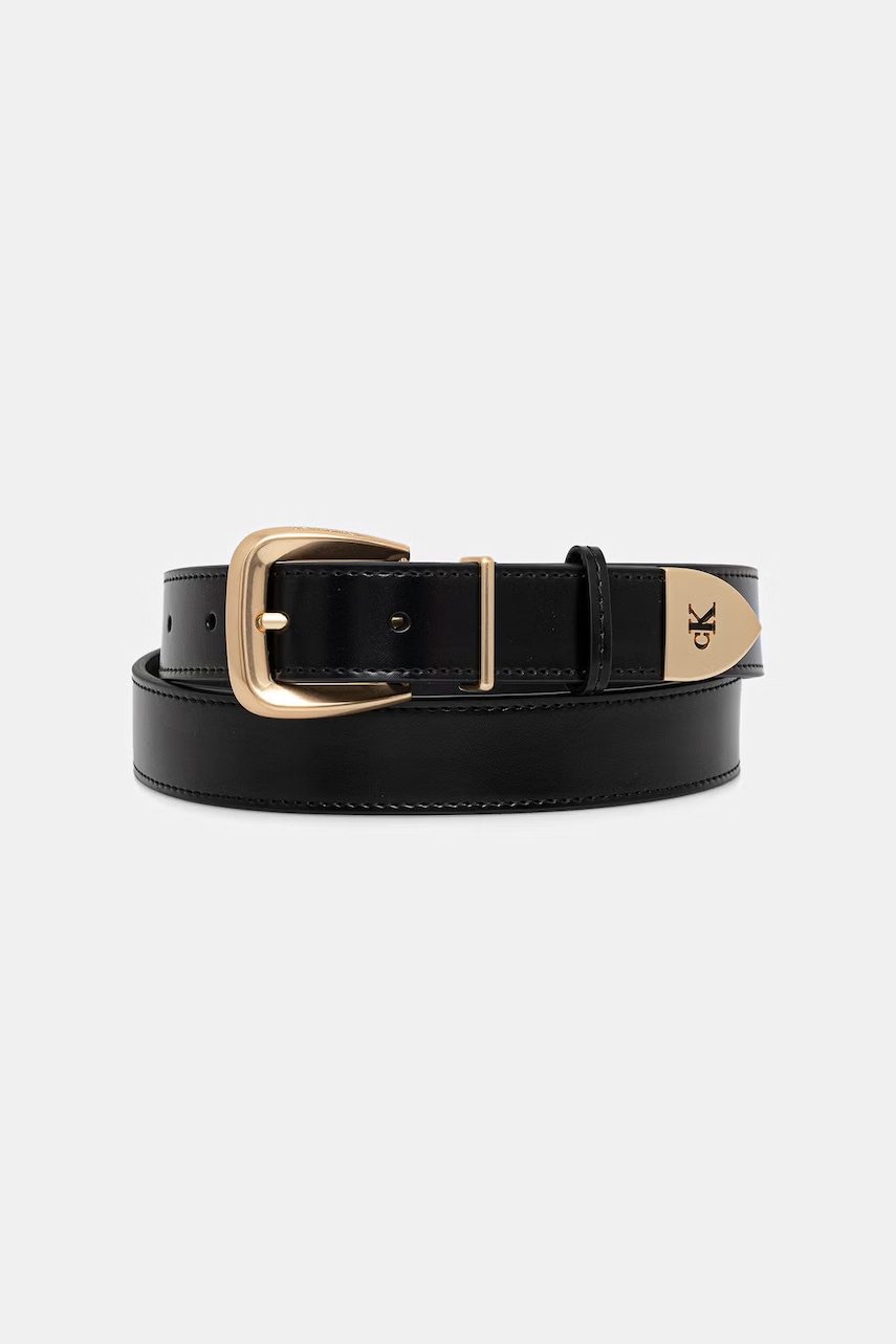 Calvin Klein pasek damski skórzany